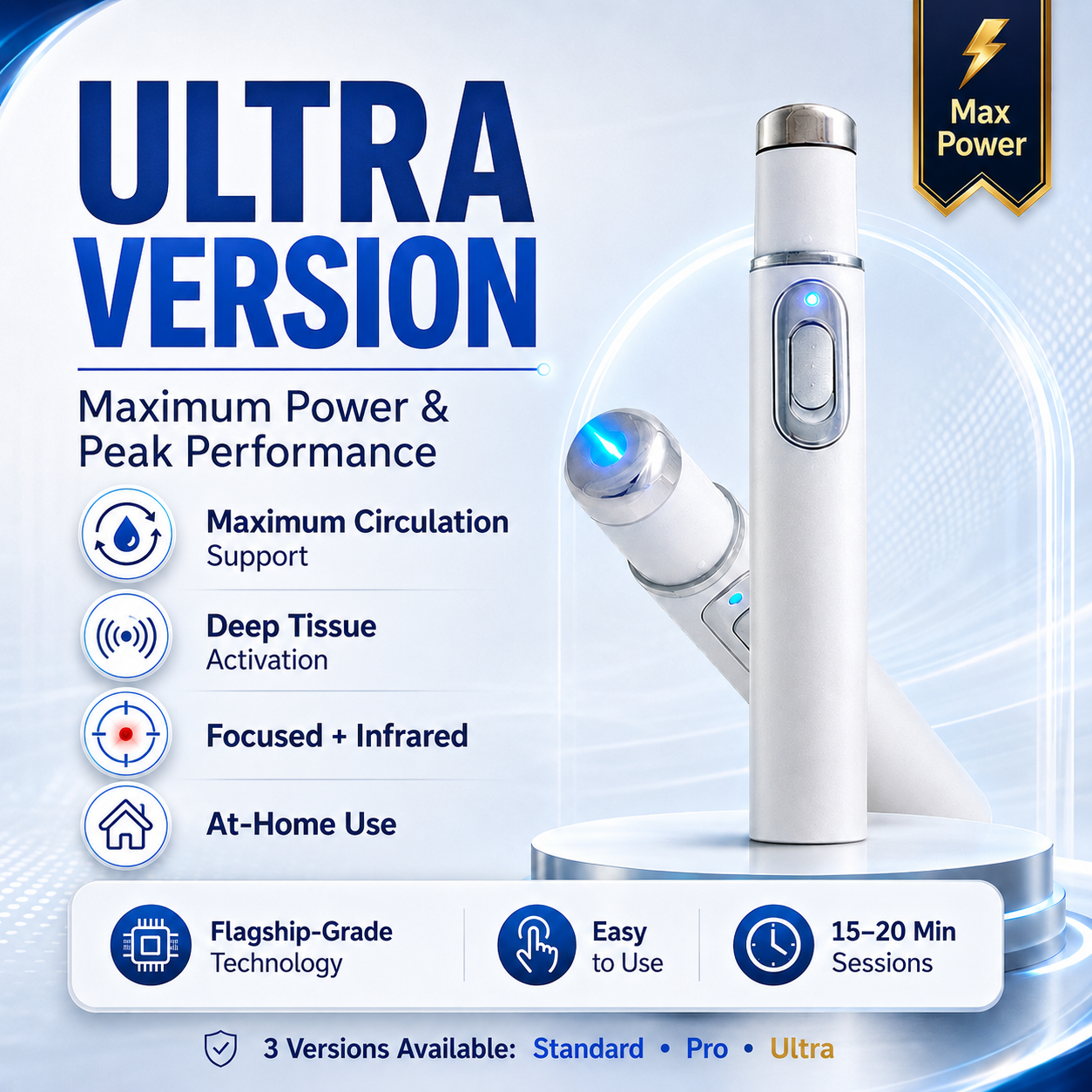 š Ultrasonic Shock Wave Therapy MassagerāāRestore Circulation. Relieve Deep Pain. Rebuild Male Confidence.ā”